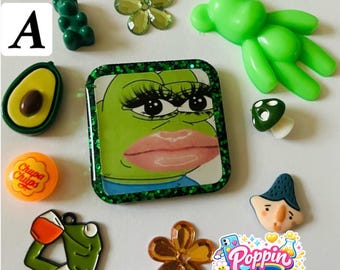 Pepe Theme Junk Phone Case Kit/Junk Charms DIY Supplies