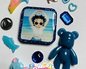 Amuletos de Betty Boop para fundas de teléfono/Suministros para manualidades DIY