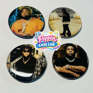 Rod Wave Round Photo Charms/Flatback Charms for Crafting (Sold Individually)