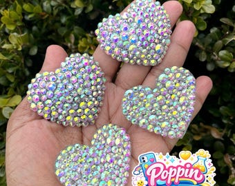 4 Pack Rhinestone Flatback Charms (Sets Only)