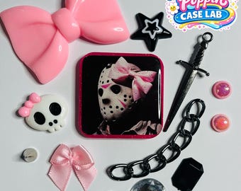Jason Theme DIY Junk Phone Case Charms/Phone Case Kit for Crafting