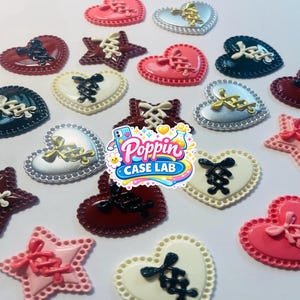 Laced Heart/Star Junk Charms (Sold Individually)