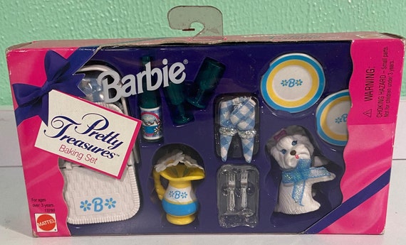 1995 Vintage Barbie Pretty Treasures Baking Set/perfect Picnic