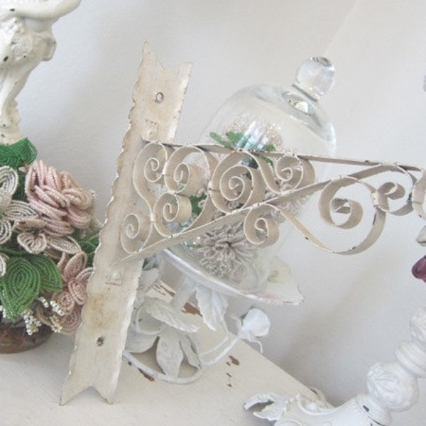Vintage Plant Hanger Hook - Scrolly - Shabby Chic French Farmhouse Cottage