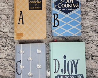 CHOICE: Vintage Joy of Cooking Cookbooks by Irma S Rombauer 1941-1946-1953-1964, collectible cookbooks sold individually, book club