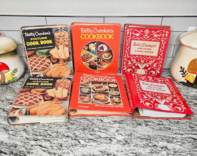 Various Vintage Cookbook Collection Betty Crocker & Better Homes ...