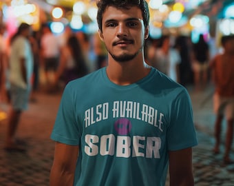 Também disponível em camiseta sóbria: camiseta casual engraçada