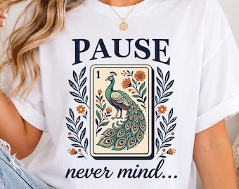 Pause Nevermind Vintage Funny Mahjong Lovers Tile Game PNG Digital Download, Retro Mahjong Player Gift, Sublimation Printable Design
