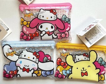 Hello Kitty 50th Anniversary Mini Pouch My melody Cinnamoroll Pompompurin Sanrio character New Kawaii Japan Japanese daiso 2024
