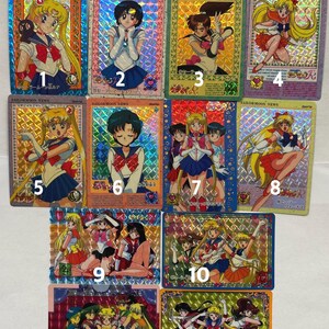 Sailor Moon Cards Official Authentic 90s Original Rare Vintage Trading Cards Limited Edition Sailor Mars Sailor Mercury Kawaii Japan BANDAI - Etsy Sailor Moon Cards Official Authentic 90s Original Rare Vintage Trading Cards Limited Edition Sailor Mars Sailor Mercury Kawaii Japan BANDAI - Etsy