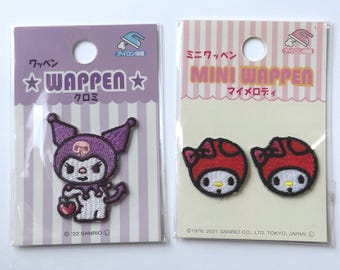 My Melody Kuromi Patch Sanrio character New Unopened Kawaii Japan Japanese