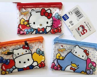 Hello Kitty 50th Anniversary Mini Pouch Hello Kitty Pochacco Tuxedosam Sanrio New Kawaii Japan daiso Japanese 2024