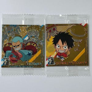 One Piece 25th Anniversary Premium Foil Stickers Monkey D. Luffy