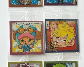One Piece 25th Anniversary Premium Stickers Nami Nico Robin Sanji Roronoa Zoro Tony Tony Chopper Usopp Manga Anime Not for Sale Japan New