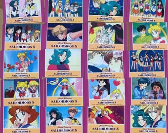 Sailor Moon Cards 90s Official authentic Original Rare Vintage trading cards Limited Edition Sailor Jupiter Kawaii Japan BANDAI