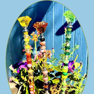 Rose Top Garden Stakes