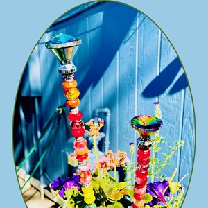 Rainbow Top Garden Stakes