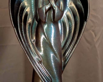 Guardian Angel Memorial Statue, Sympathy Bereavement Gift, Angel Figurine Christian Decor