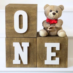 Cubos UNO DOS de gran tamaño, accesorios de fotografía con letras de madera, cubos rústicos de cumpleaños, sesión de cumpleaños, regalo para fotógrafos de bebés, bloques para guardería