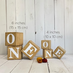 Bloques de madera UNO/DOS, accesorios para fotografía de bebés, accesorio de cumpleaños para bebés, accesorios de madera para fotografía, decoraciones de cubos para guardería, regalo de Navidad