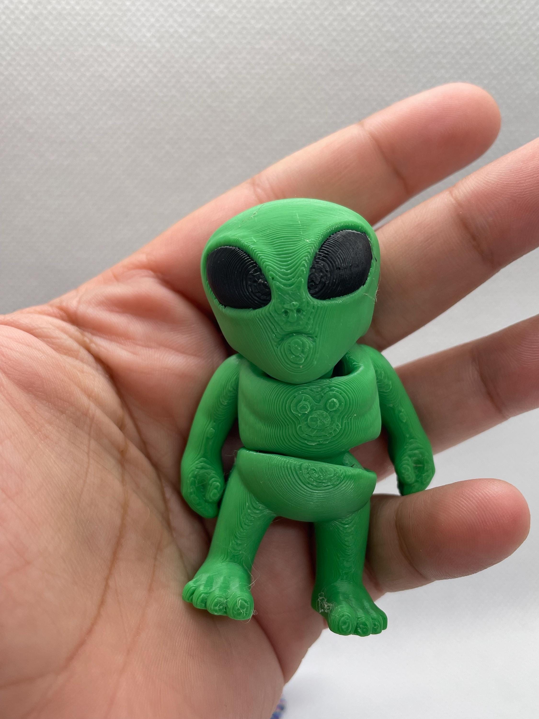 Articulated Mini Alien Fidget Toy: 3D Printed Sensory Gift - Etsy