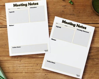 Paquete de plantillas para tomar notas definitivo: 3 diseños organizados para estudiantes y profesionales