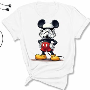Mickey Mouse Star Wars Helmets T-Shirt