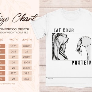 Eat Your Protein T-Shirt, Gym Workout Tee, Motivational Fitness Shirt, Bodybuilding Apparel, Graphic Gym Wear, Workout Gear