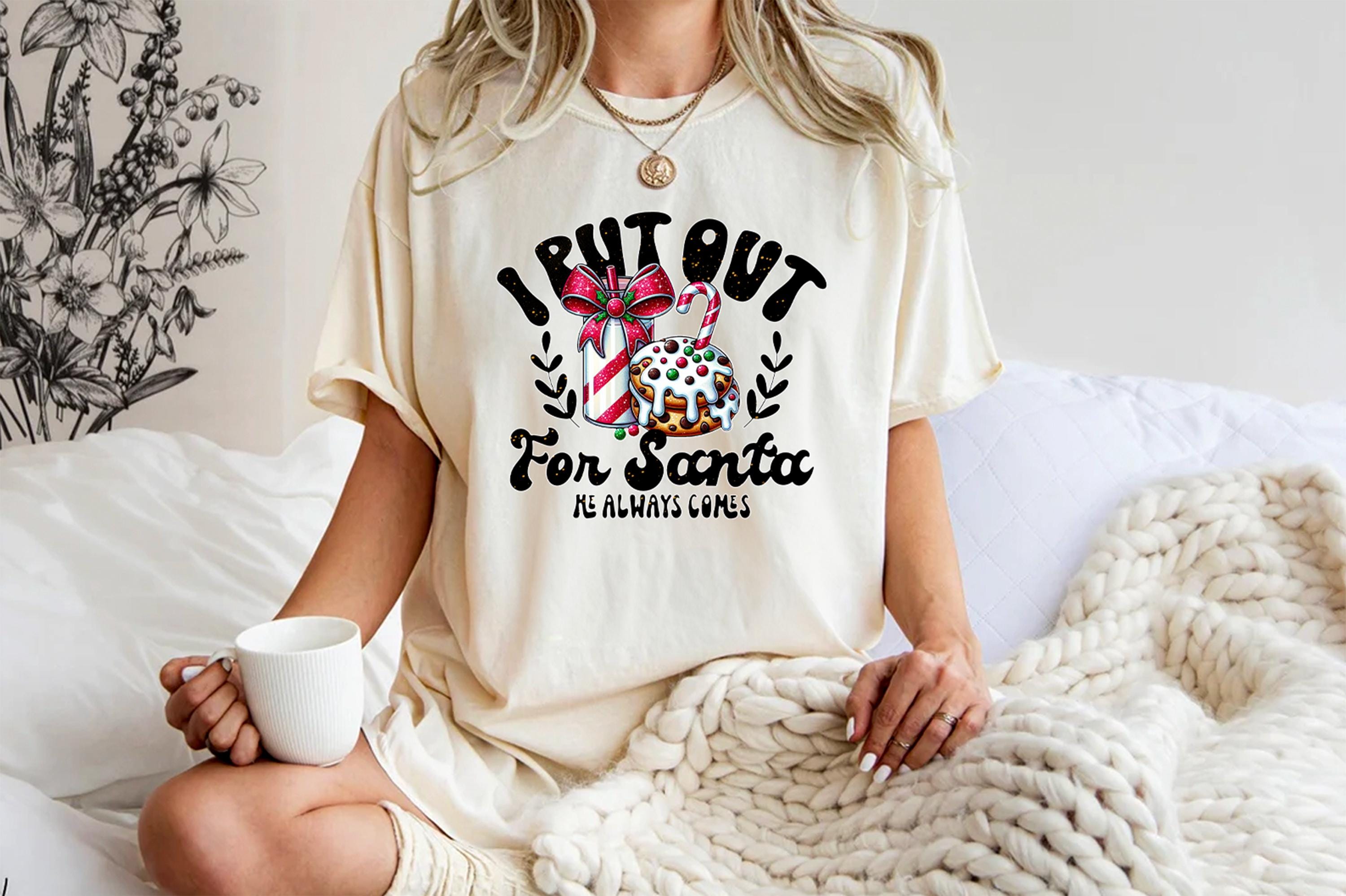 J'ai sorti pour le père Noël, chemise drôle de père Noël, chemise de Noël drôle, chemise de Noël pour la famille, chemise de vacances, pull de Noël moche, t-shirts du père Noël