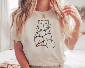 Meowy Christmas Cat Sweatshirt: Funny Holiday Shirt