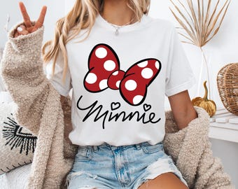 Minnie Mouse Bow Shirt: Disneyland Trip Tee