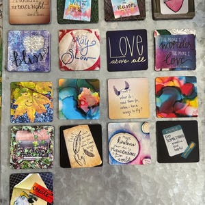 Inspirational Magnets - 2x2 - Perfect gift!