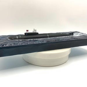 タイフーン級潜水艦模型、ソ連製アクラ、海洋基地、海軍寄贈 画像 9