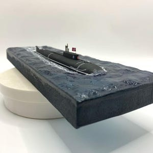 タイフーン級潜水艦模型、ソ連製アクラ、海洋基地、海軍寄贈 画像 5