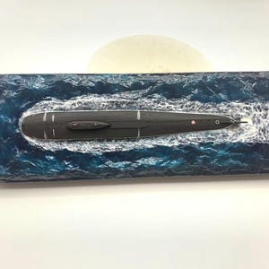 タイフーン級潜水艦模型、ソ連製アクラ、海洋基地、海軍寄贈 画像 8