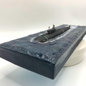 タイフーン級潜水艦模型、ソ連製アクラ、海洋基地、海軍寄贈 画像 1