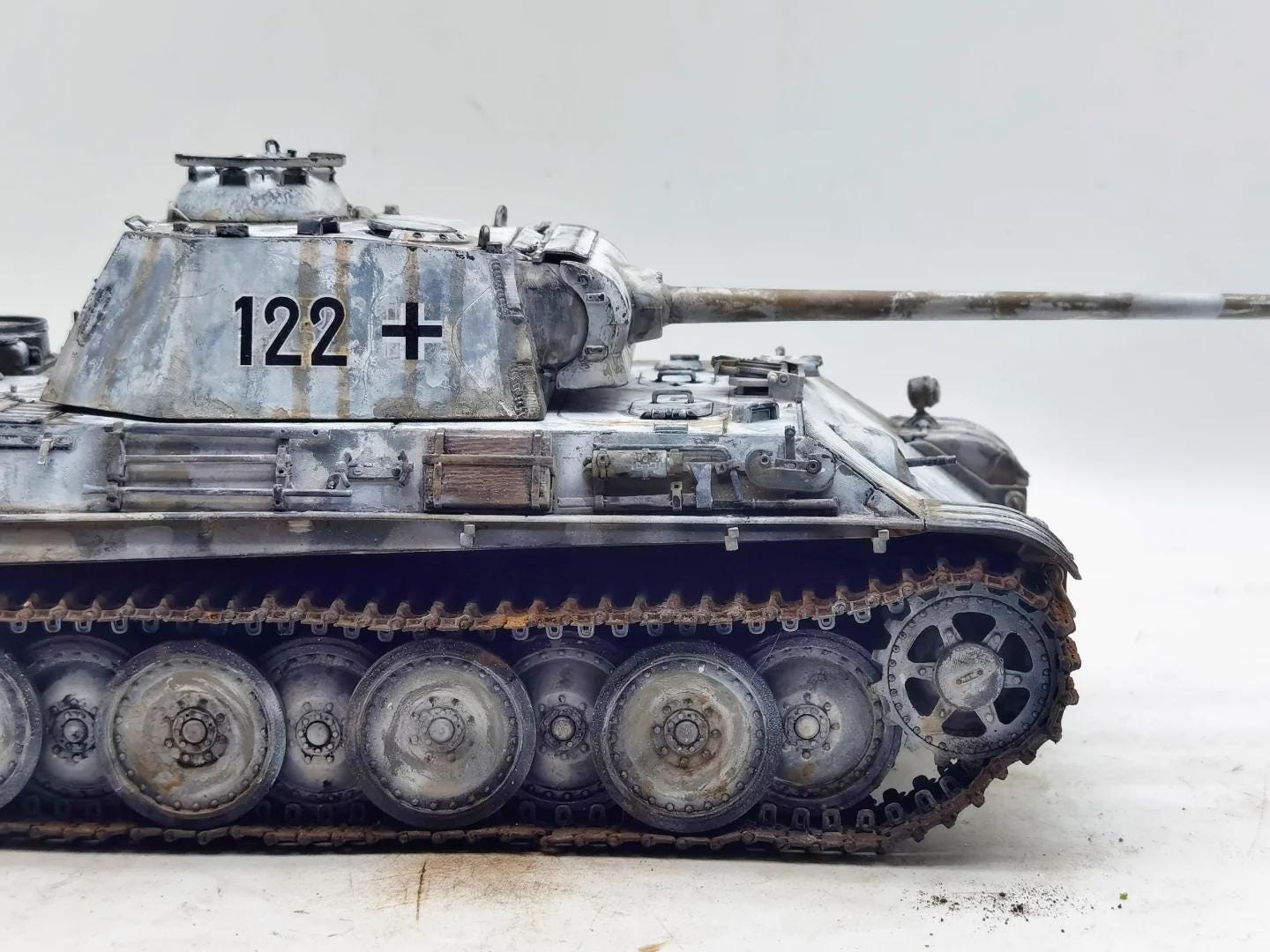 SOLIDO, char PANTHER G 121 allemand camouflage militaire