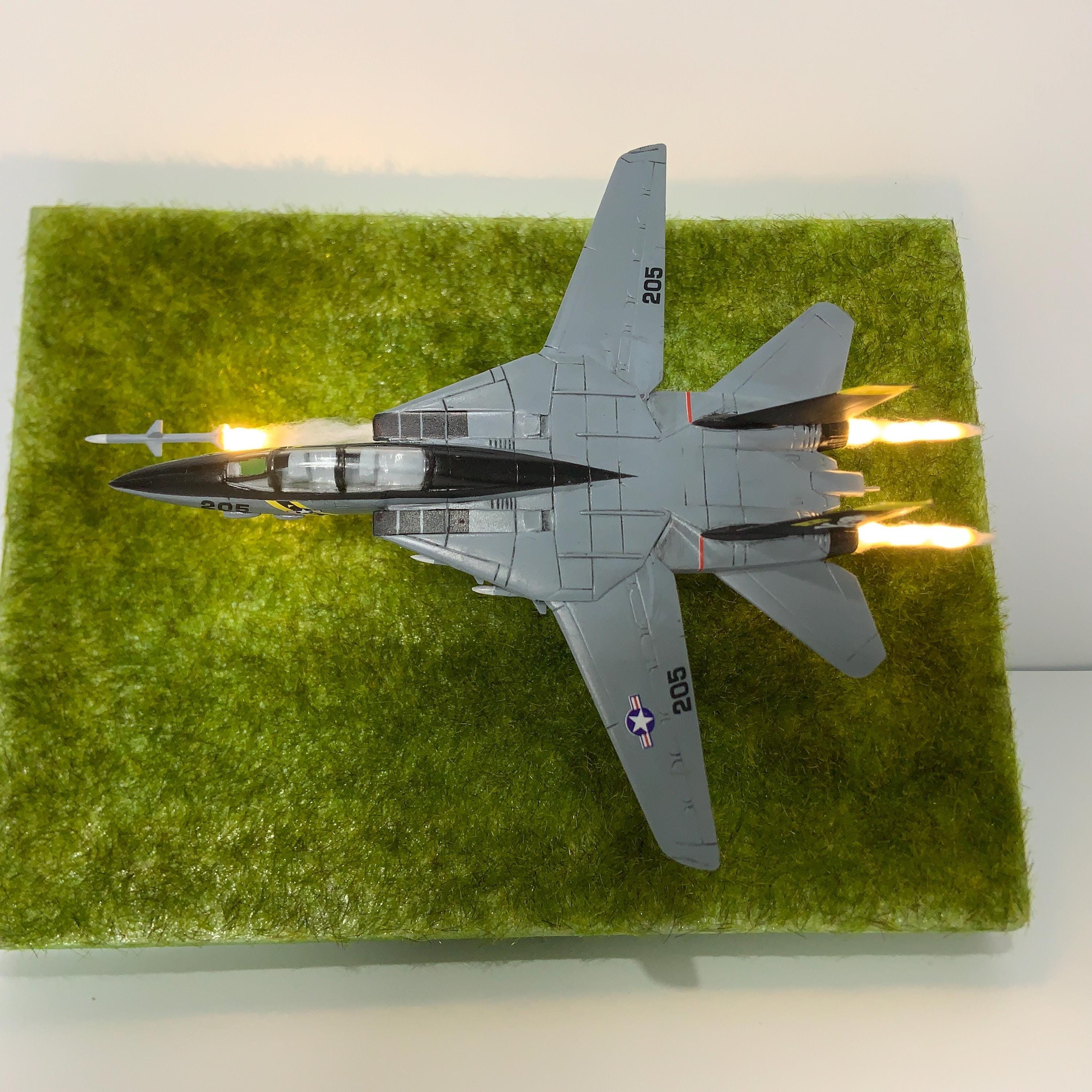 1:144 F-14 Tomcat Model, VF-84 Jolly Rogers, Lighting Effects
