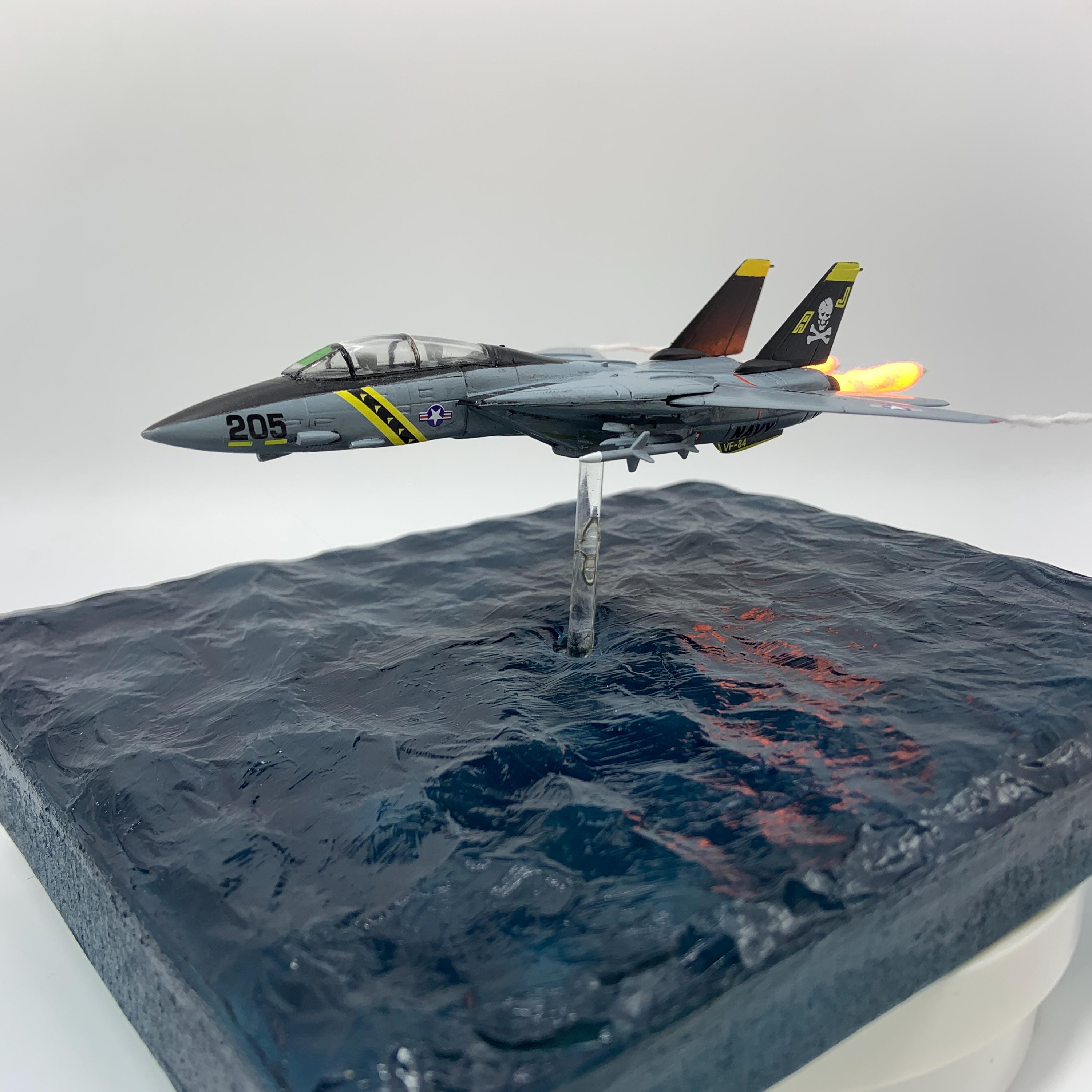1/144スケール F-14 トムキャット モデル、ストリーミング照明
