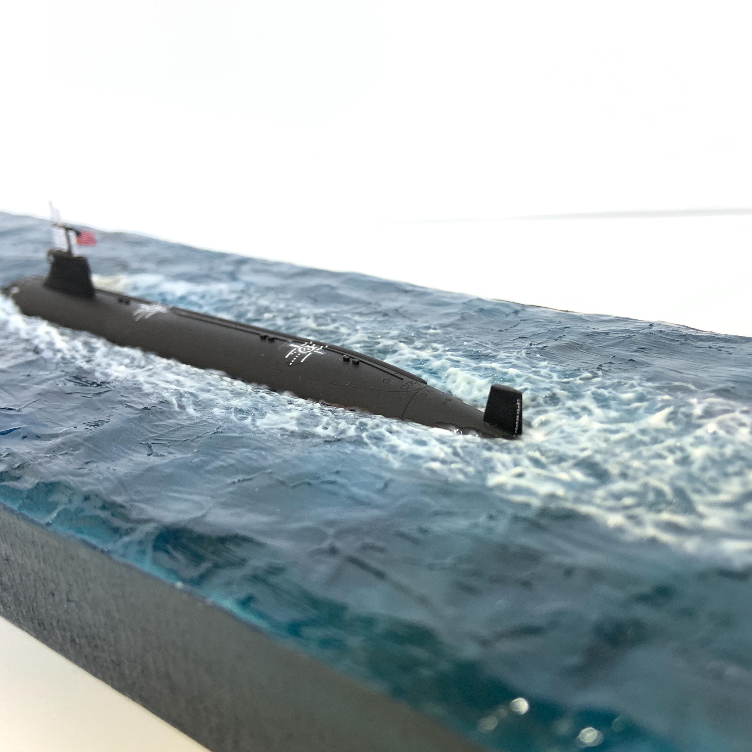 USSシーウルフ SSN-21 潜水艦模型 | 米海軍退役記念品 - Etsy 日本