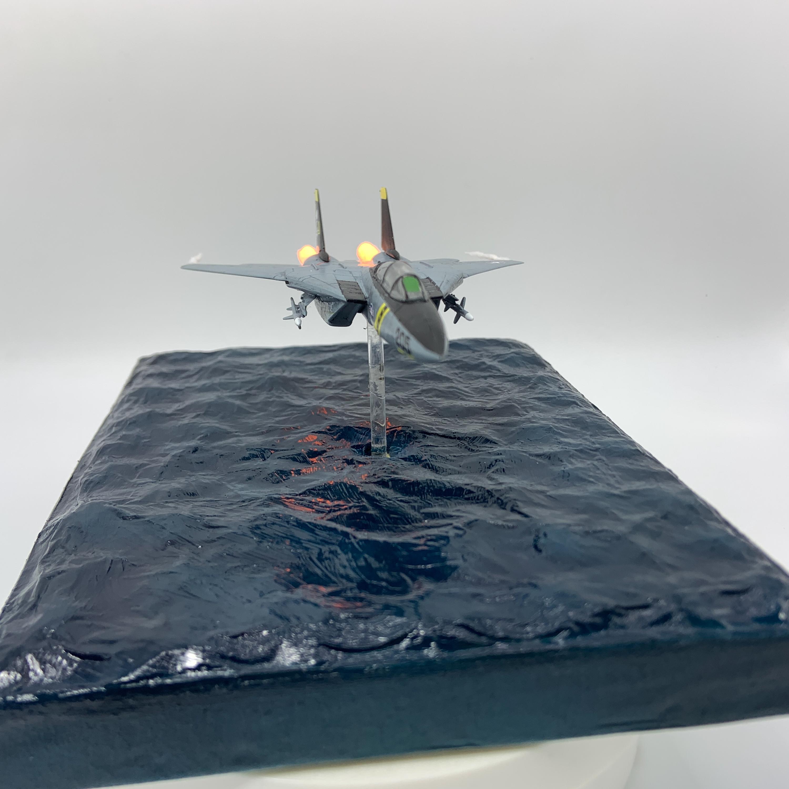 1/144スケール F-14 トムキャット モデル、ストリーミング照明