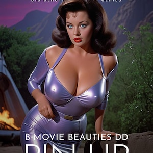 Eva Quims B-Movie Beauties verzamelkaart dubbeldekker