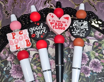 BookTok Silicone Bead Pens: Book Lover Gift