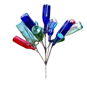 Southern Garden BOTTLE TREE - 16 Wine Bottle Yard Art Bottletree