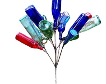 USA Made Southern Garden BOTTLE TREE - 16 Wine Bottle Yard Art Bottletree
