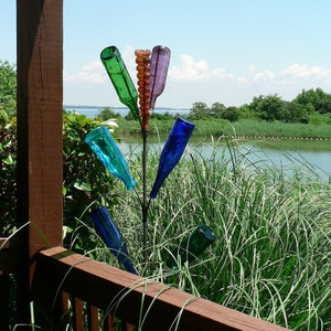 USA Made Southern 13 BOTTLE TREE 6 ft.yard Garden Wine art decor Hopfrog Market Free ship afbeelding 4