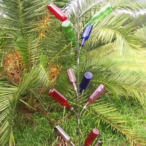 Free Ship -- Southern 13 BOTTLE TREE 6 ft.yard GARDEN Wine art decor Hopfrog Market