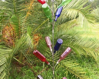 Free Ship -- Southern 13 BOTTLE TREE 6 ft.yard GARDEN Wine art decor Hopfrog Market