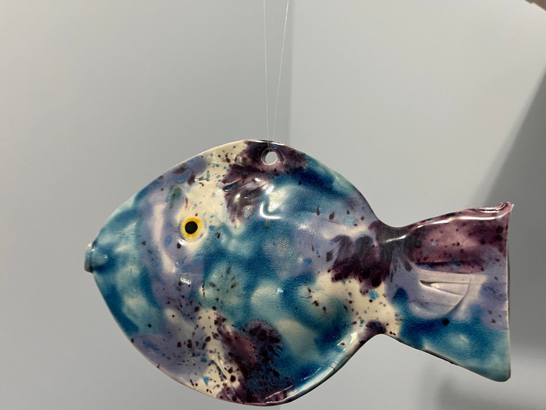 Decorative Colorful Glass Fish - Etsy