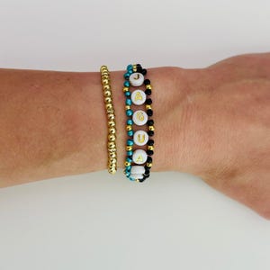 Jaguars Football Woven, Beaded Bracelet, Seed Bead Jewelry, Handmade Game Day Gift